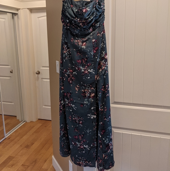 2/$15 - Dynamite Shirred Strapless Maxi Dress - Picture 3 of 5